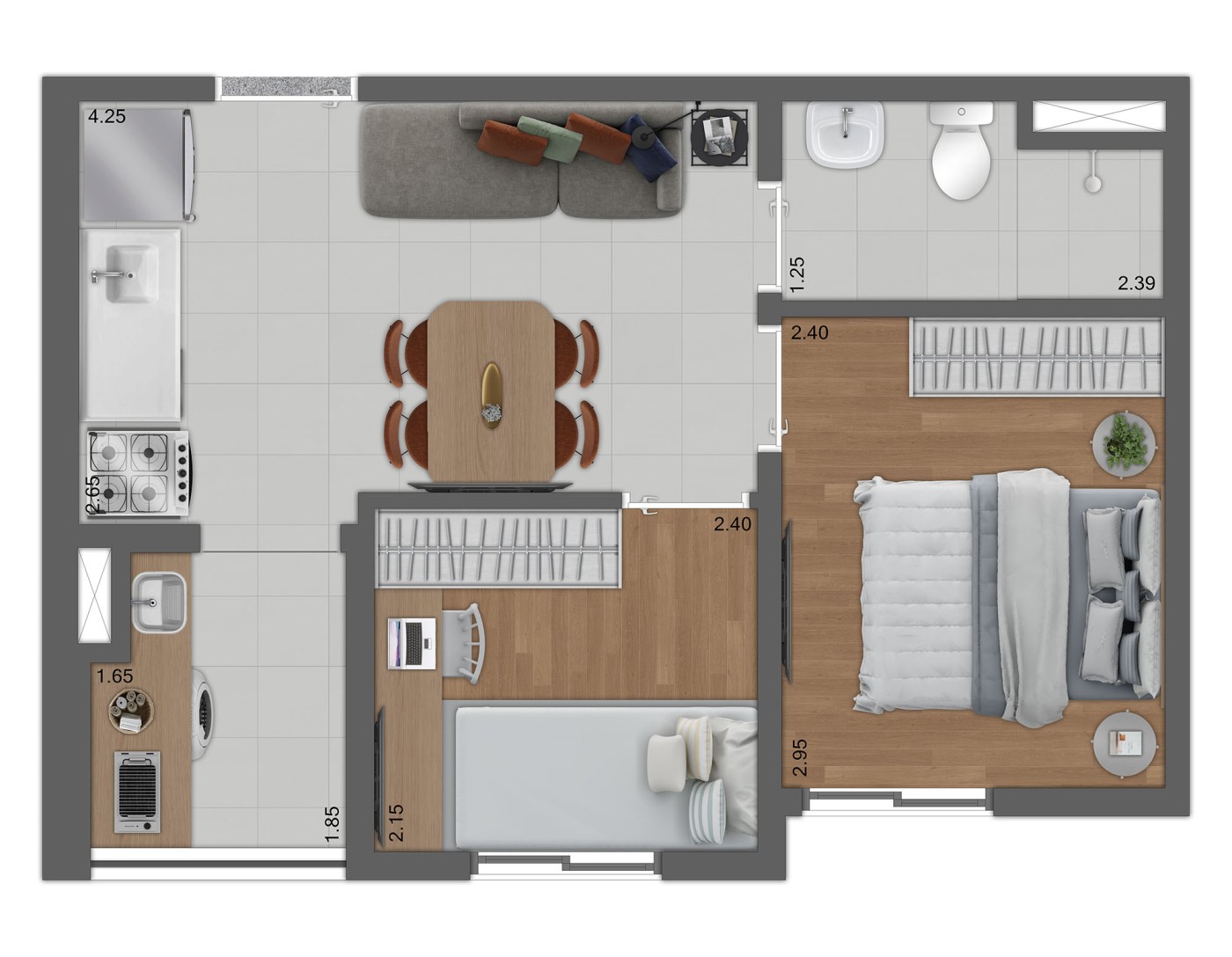 Casa, 2 quartos, 2434 m² - Foto 34