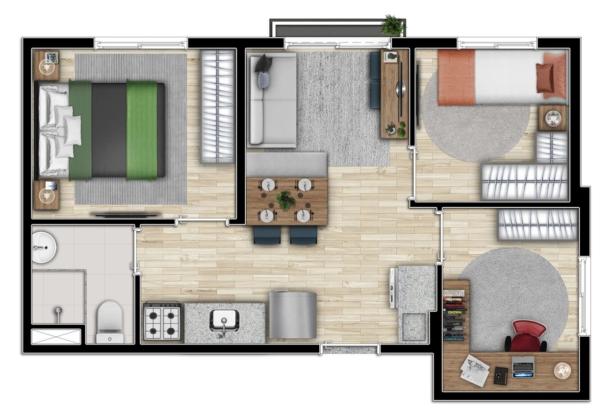 Apartamento, 3 quartos, 2540 m² - Foto 48