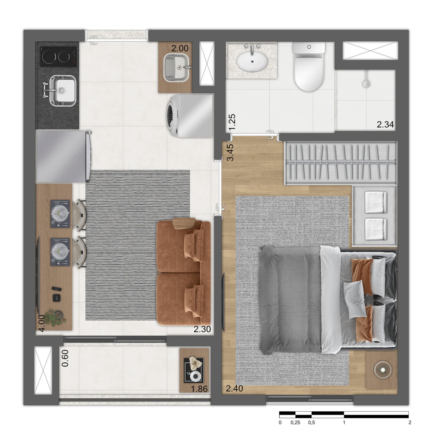 Apartamento, 2 quartos, 2455 m² - Foto 24