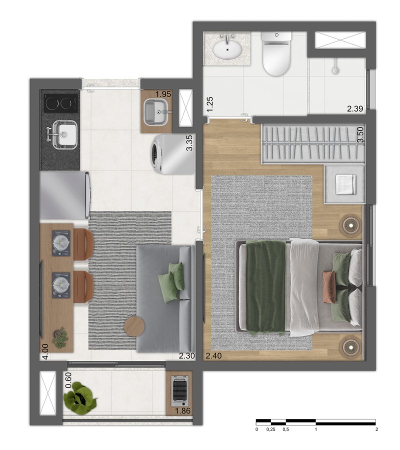 Apartamento, 2 quartos, 2455 m² - Foto 28