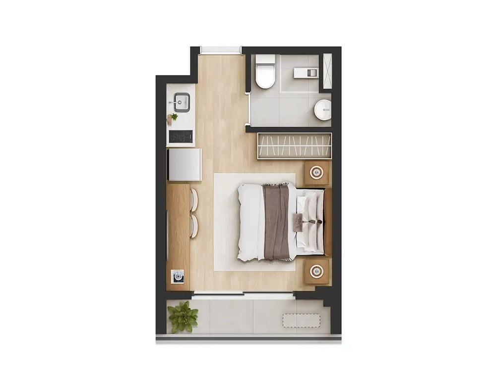 Apartamento, 1 quarto, 2225 m² - Foto 18