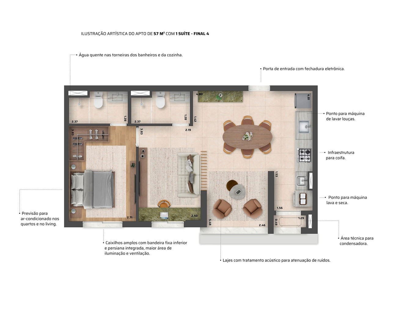 Apartamento, 3 quartos, 57102 m² - Foto 37