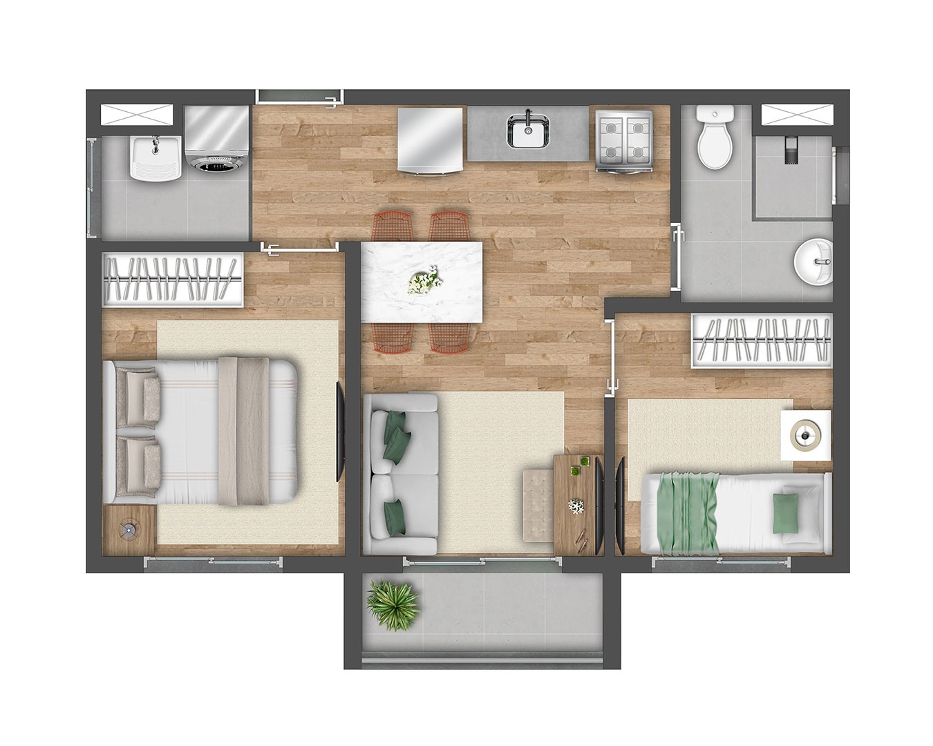 Casa, 2 quartos, 2741 m² - Foto 21