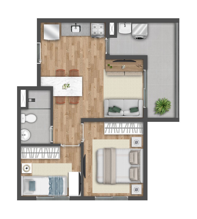 Casa, 2 quartos, 2741 m² - Foto 22