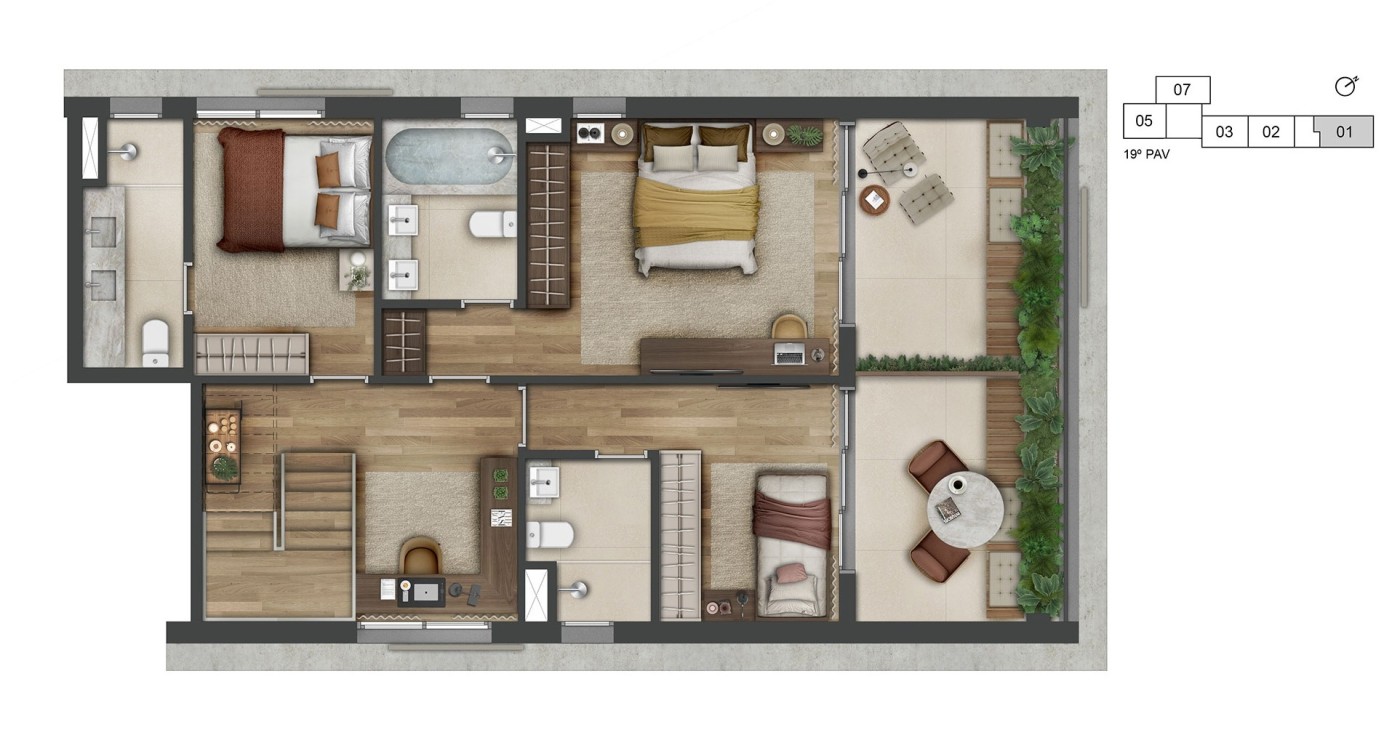 Apartamento, 3 quartos, 27198 m² - Foto 52