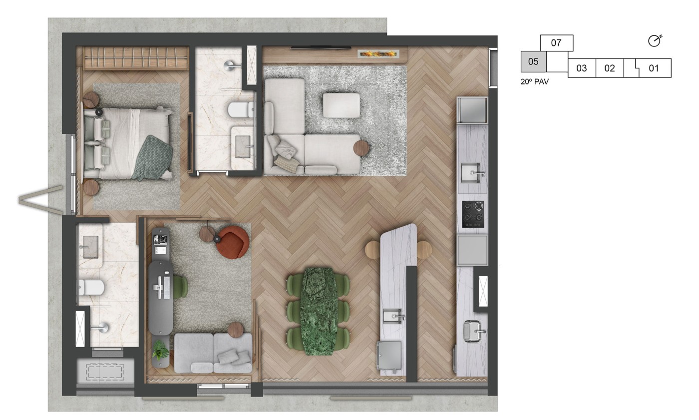 Apartamento, 3 quartos, 27198 m² - Foto 46