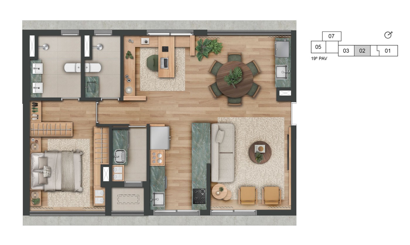 Apartamento, 3 quartos, 27198 m² - Foto 42