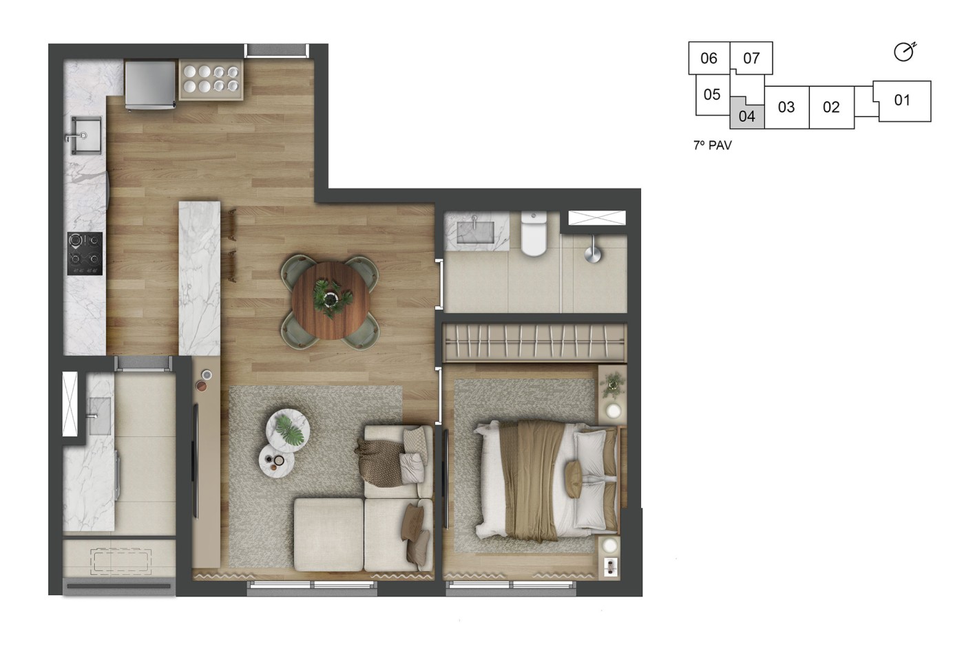 Apartamento, 3 quartos, 27198 m² - Foto 41