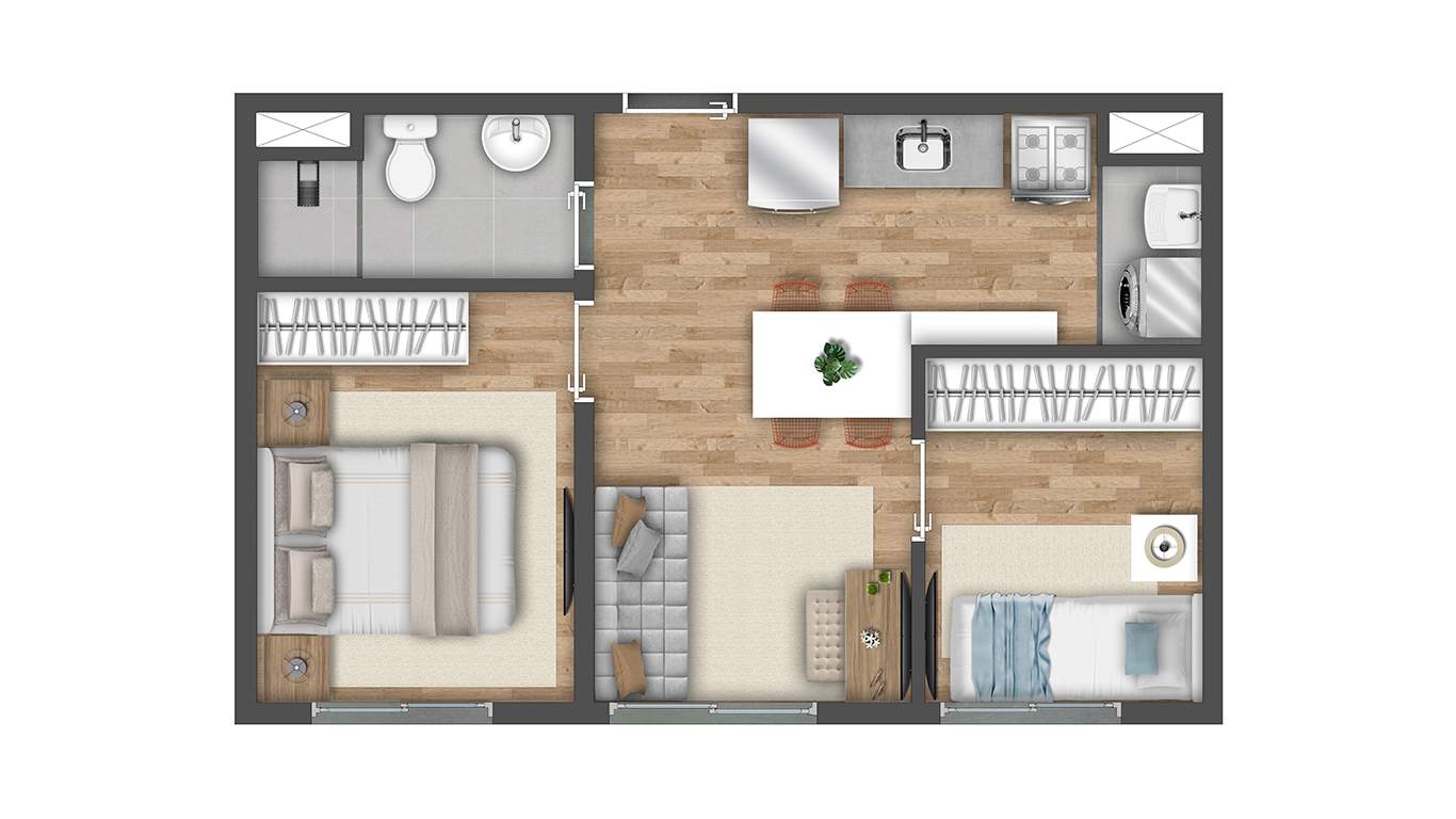 Casa, 2 quartos, 3441 m² - Foto 15