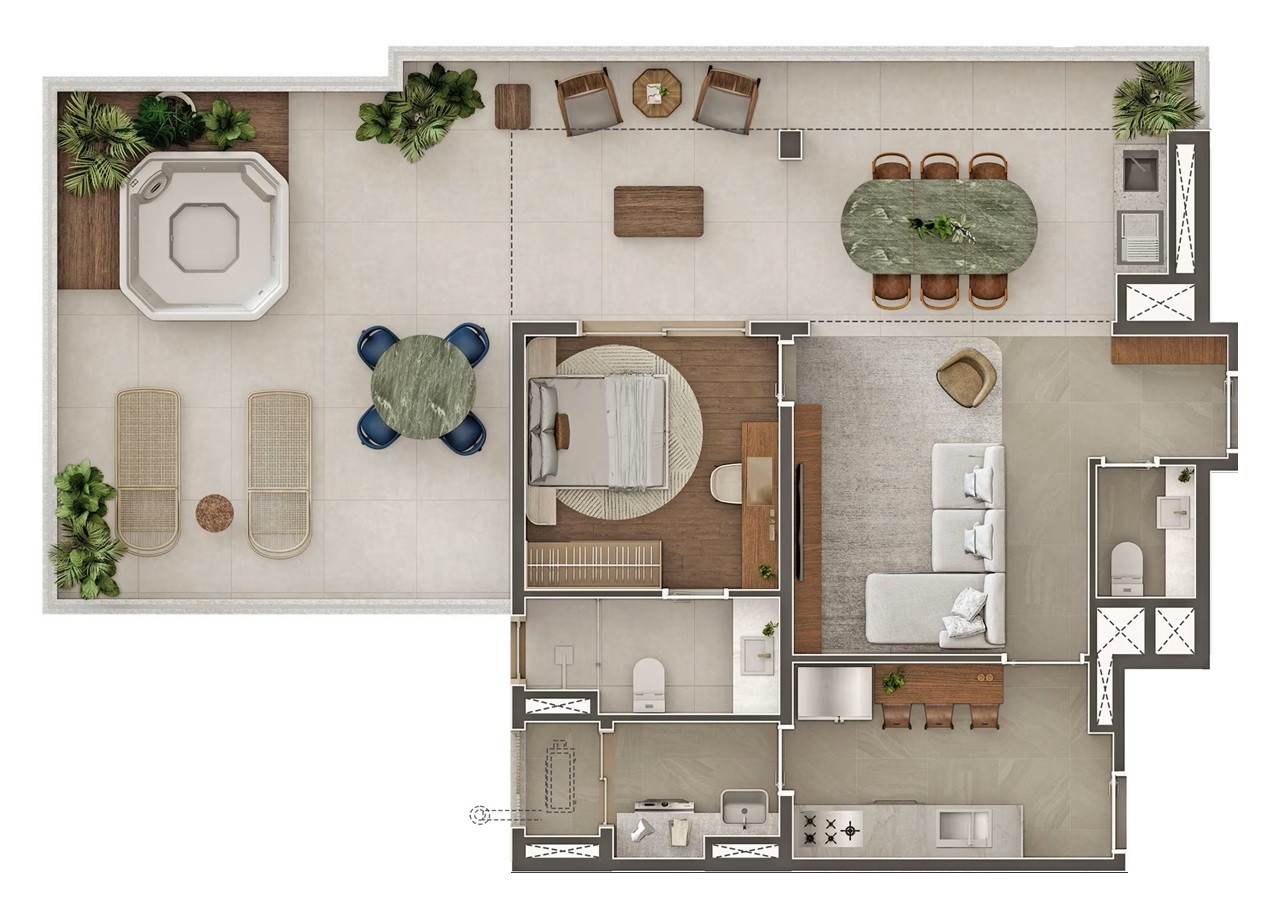 Apartamento, 3 quartos, 124181 m² - Foto 40