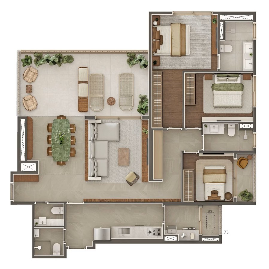 Apartamento, 3 quartos, 124181 m² - Foto 37