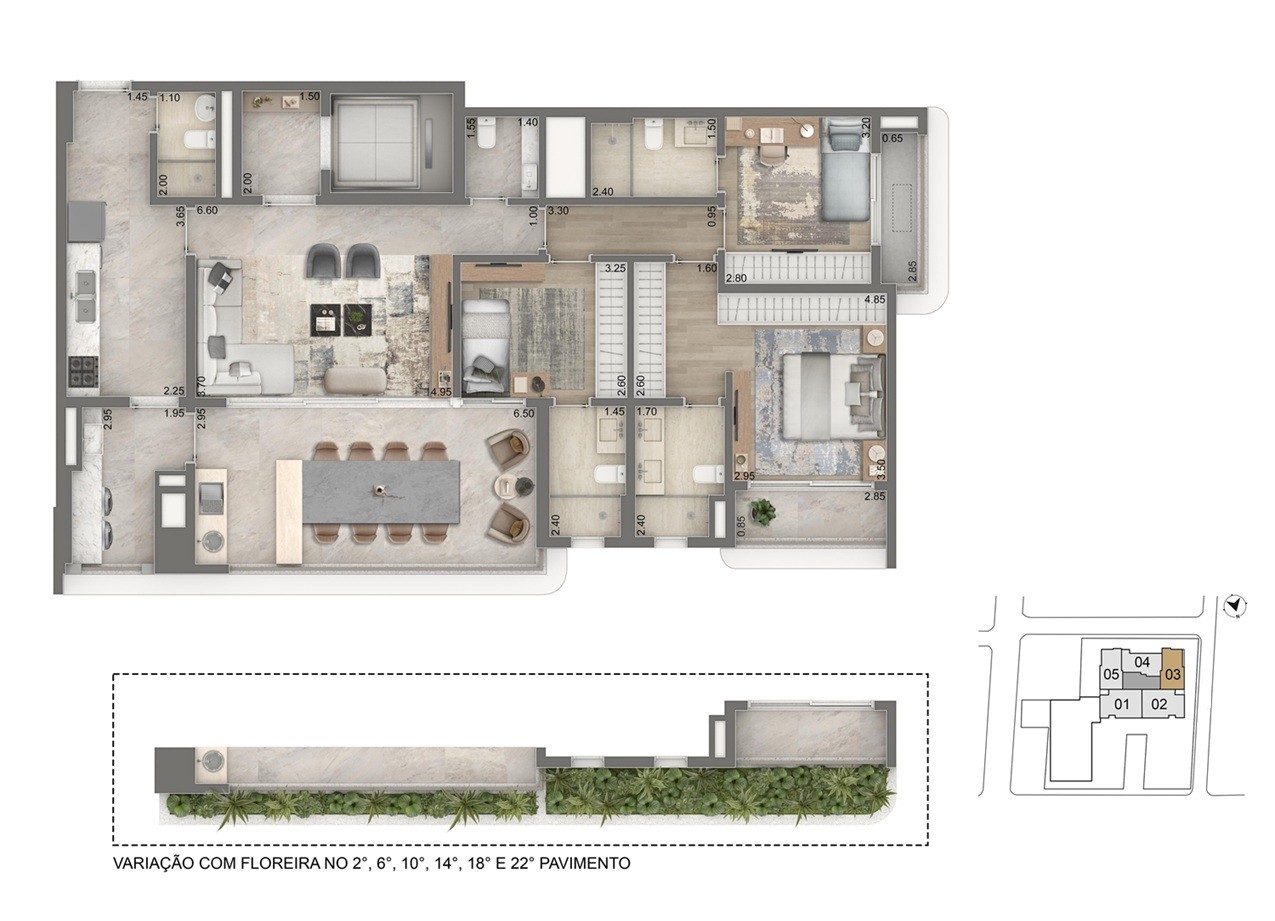 Apartamento, 4 quartos, 111179 m² - Foto 15