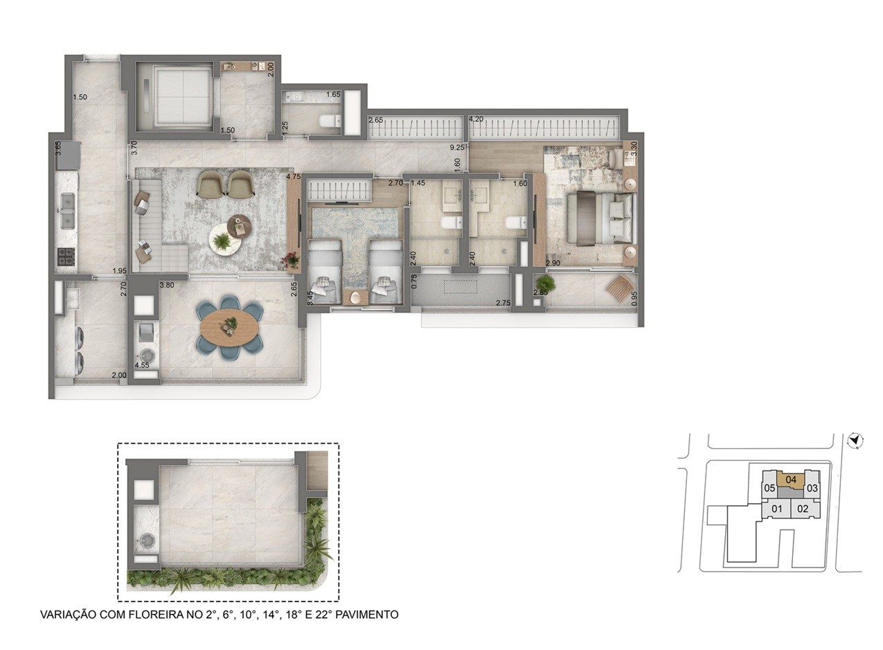 Apartamento, 4 quartos, 111179 m² - Foto 13