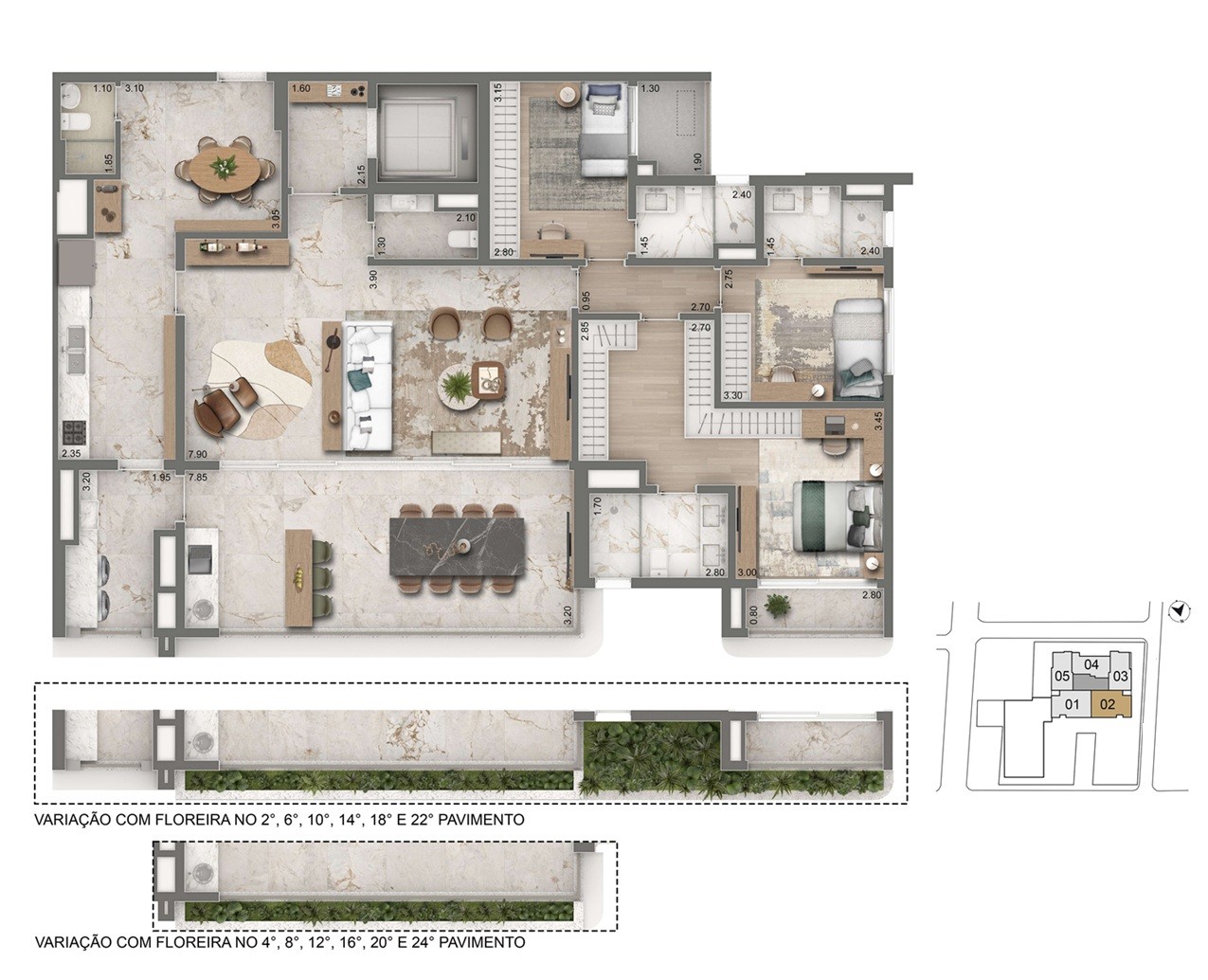 Apartamento, 4 quartos, 111179 m² - Foto 20