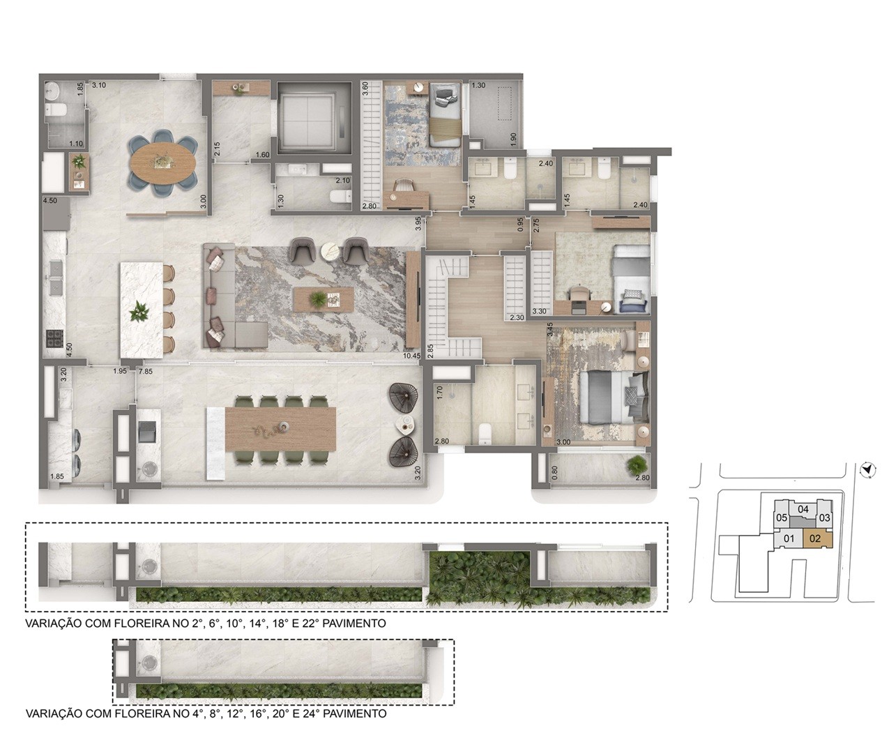 Apartamento, 4 quartos, 111179 m² - Foto 19