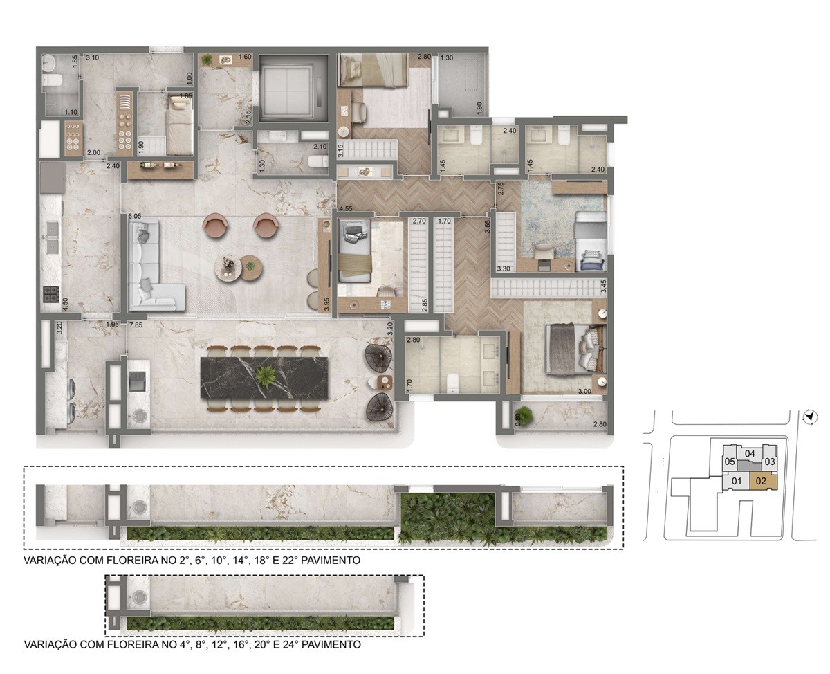 Apartamento, 4 quartos, 111179 m² - Foto 17