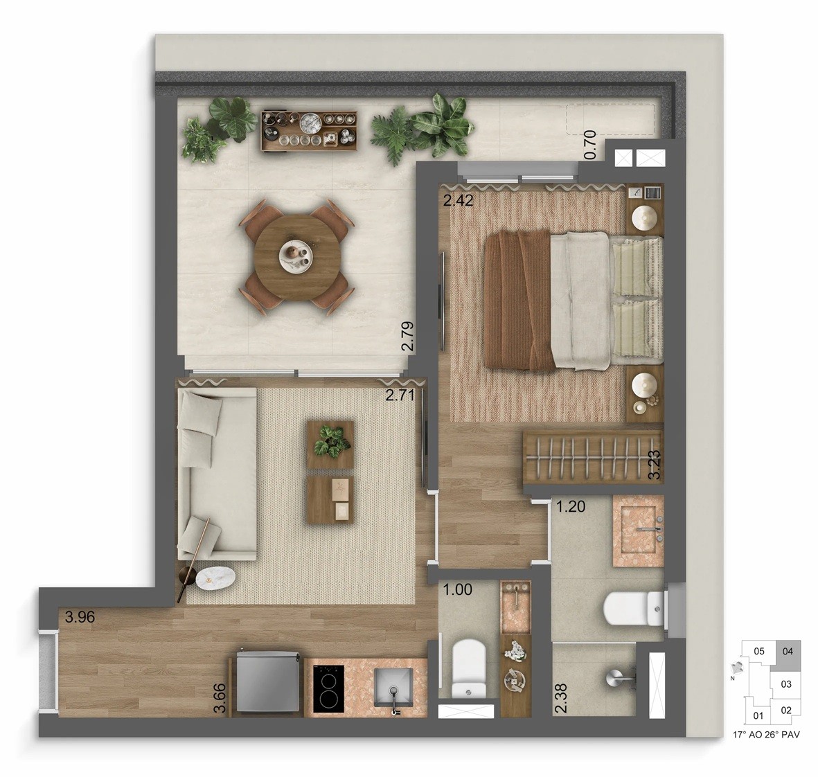 Apartamento, 1 quarto, 2341 m² - Foto 38