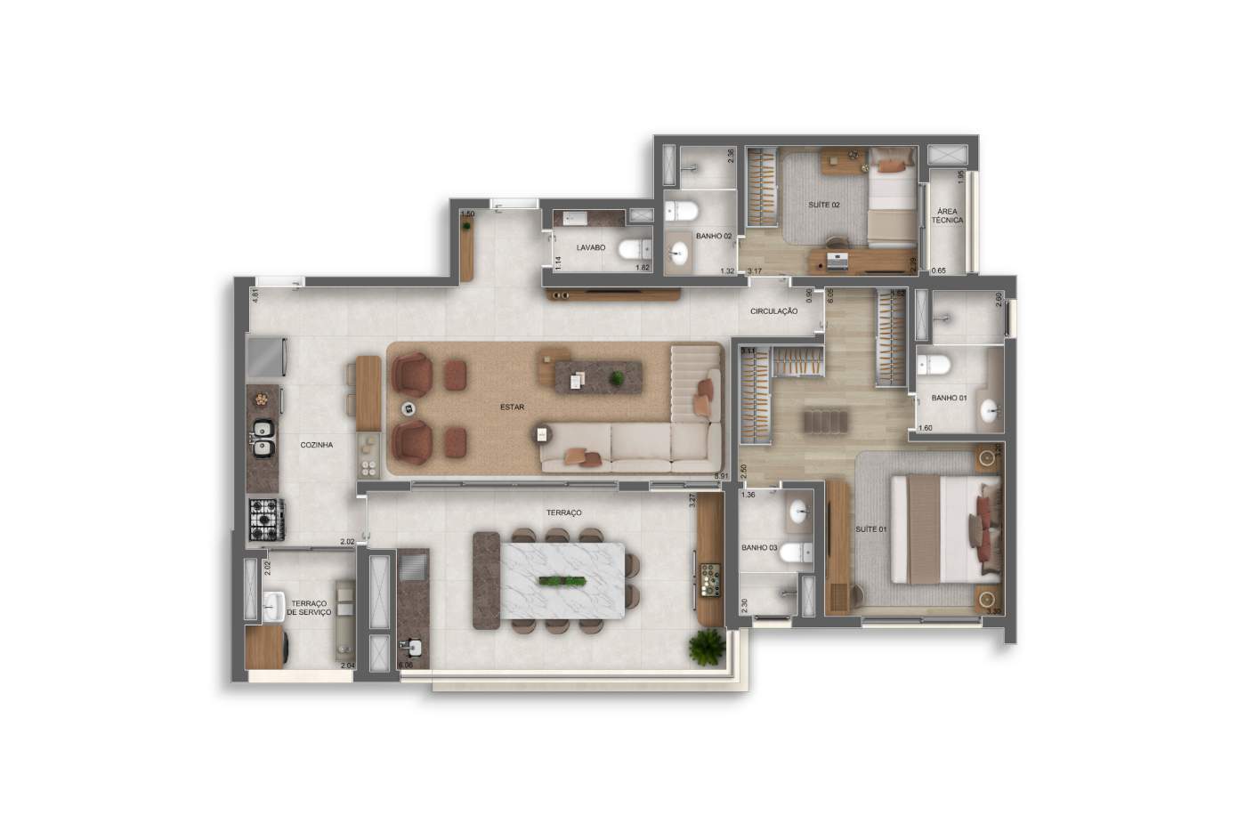 Apartamento, 3 quartos, 40120 m² - Foto 54