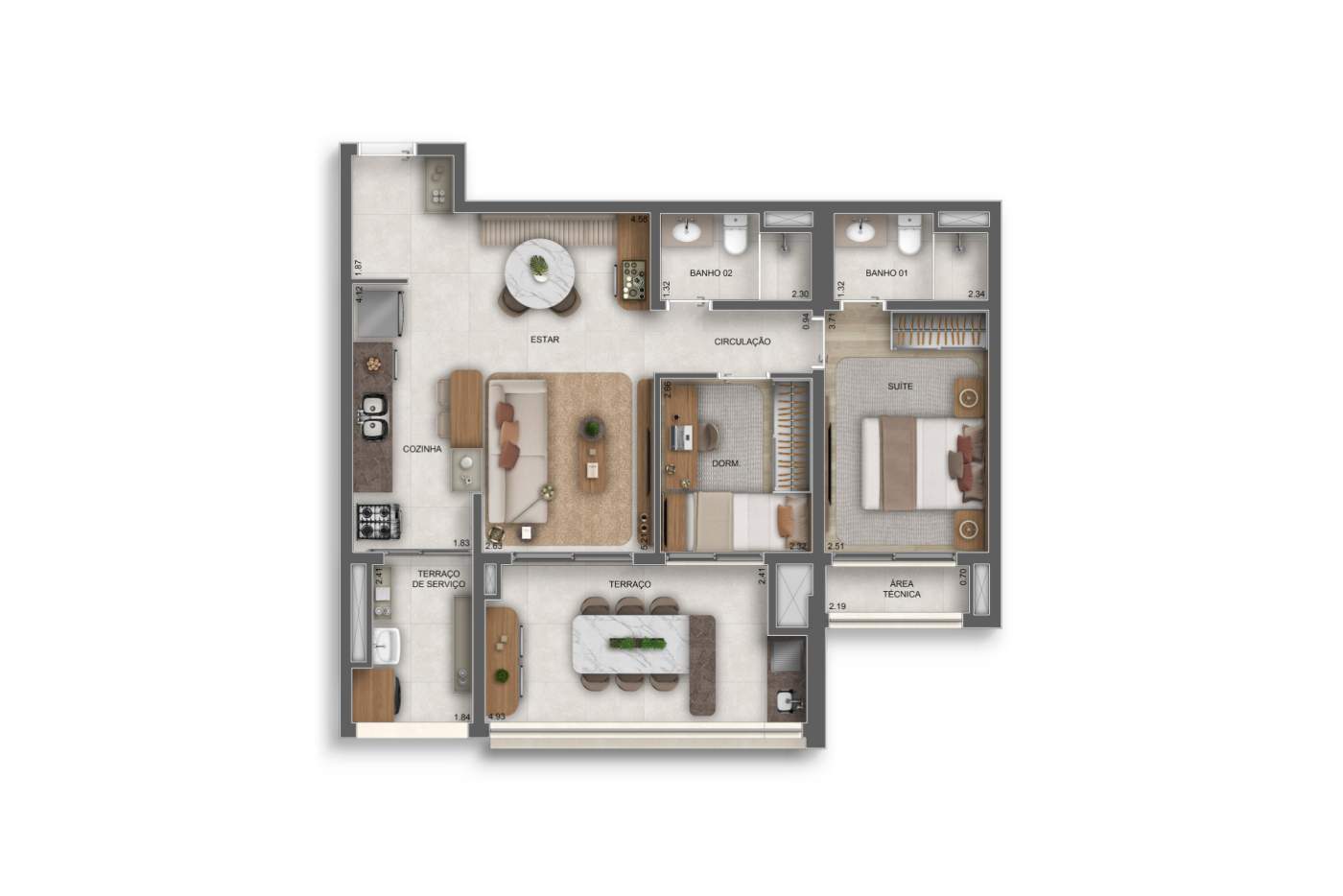 Apartamento, 3 quartos, 40120 m² - Foto 50