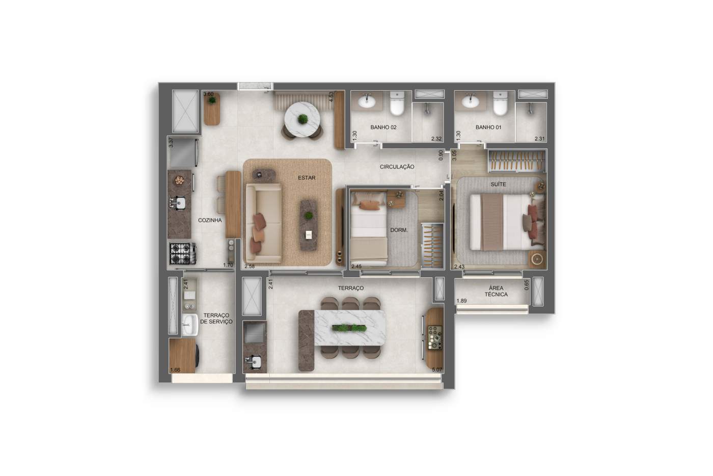 Apartamento, 3 quartos, 40120 m² - Foto 47