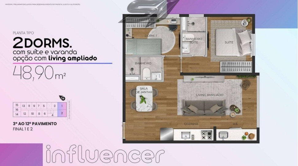 Apartamento, 2 quartos, 2049 m² - Foto 33