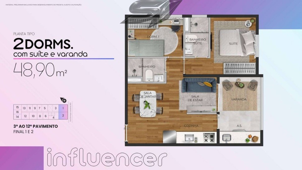 Apartamento, 2 quartos, 2049 m² - Foto 34