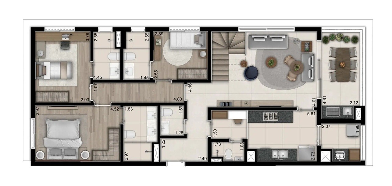 Apartamento, 3 quartos, 125316 m² - Foto 38
