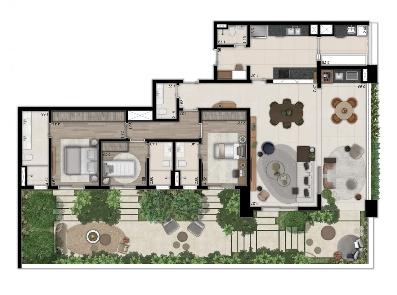 Apartamento, 3 quartos, 125316 m² - Foto 40