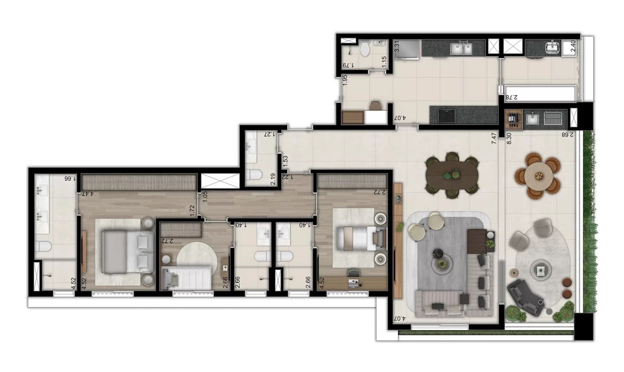 Apartamento, 3 quartos, 125316 m² - Foto 31