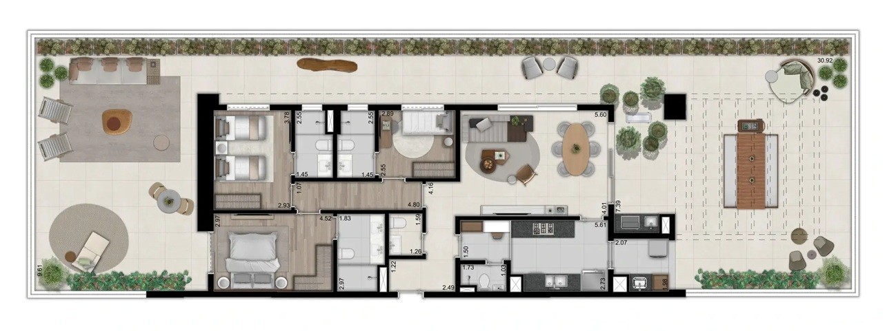 Apartamento, 3 quartos, 125316 m² - Foto 39