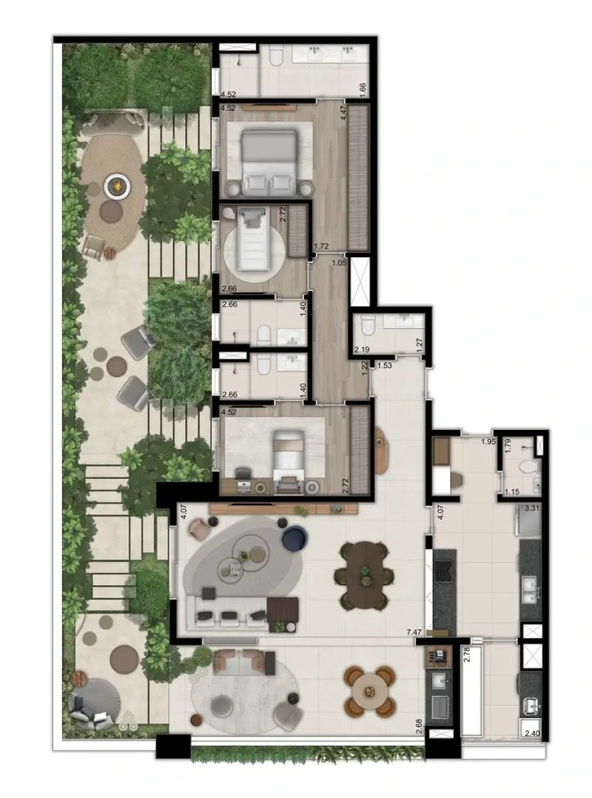 Apartamento, 3 quartos, 125316 m² - Foto 42