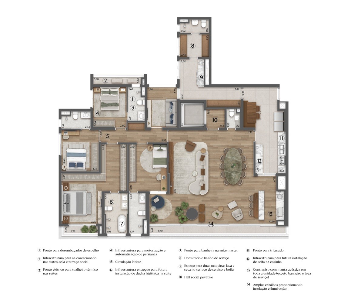 Apartamento, 4 quartos, 189485 m² - Foto 38