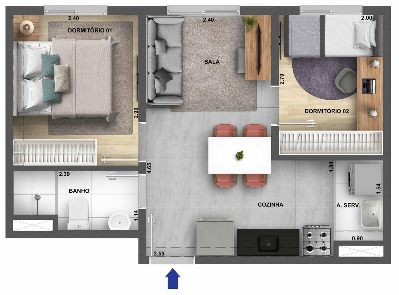Apartamento, 2 quartos, 3238 m² - Foto 25