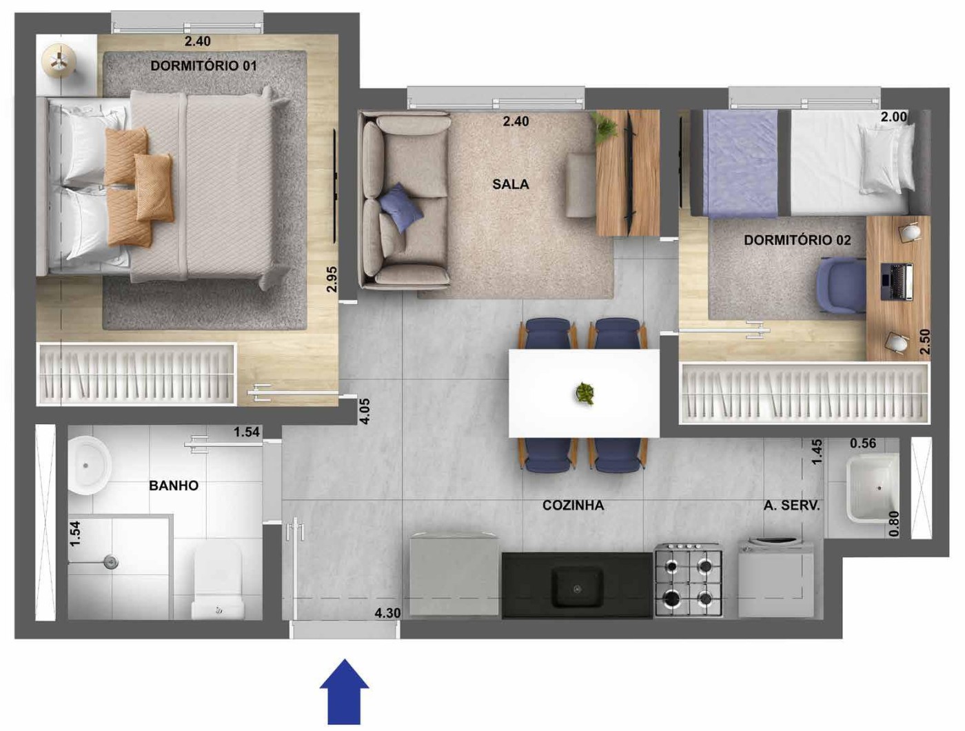 Apartamento, 2 quartos, 3238 m² - Foto 24