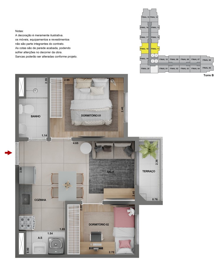 Casa, 2 quartos, 3445 m² - Foto 28