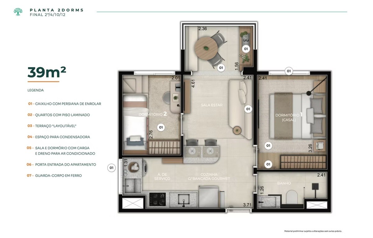 Casa, 2 quartos, 2151 m² - Foto 21