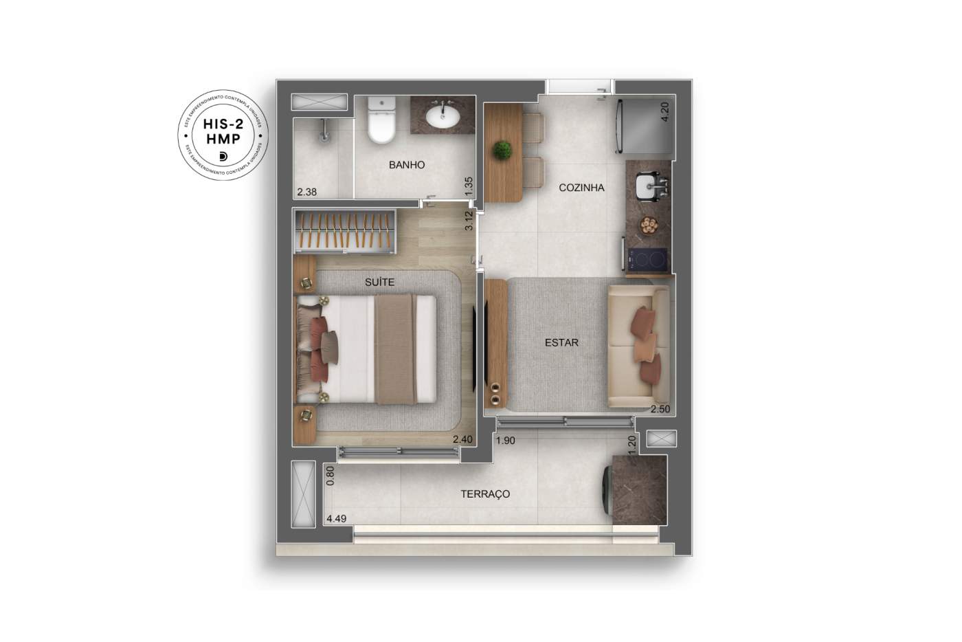 Casa, 2 quartos, 3148 m² - Foto 14