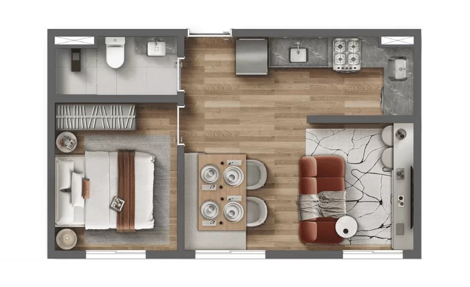Casa, 2 quartos, 2441 m² - Foto 37