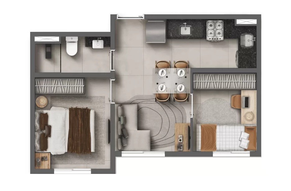 Casa, 2 quartos, 2441 m² - Foto 40