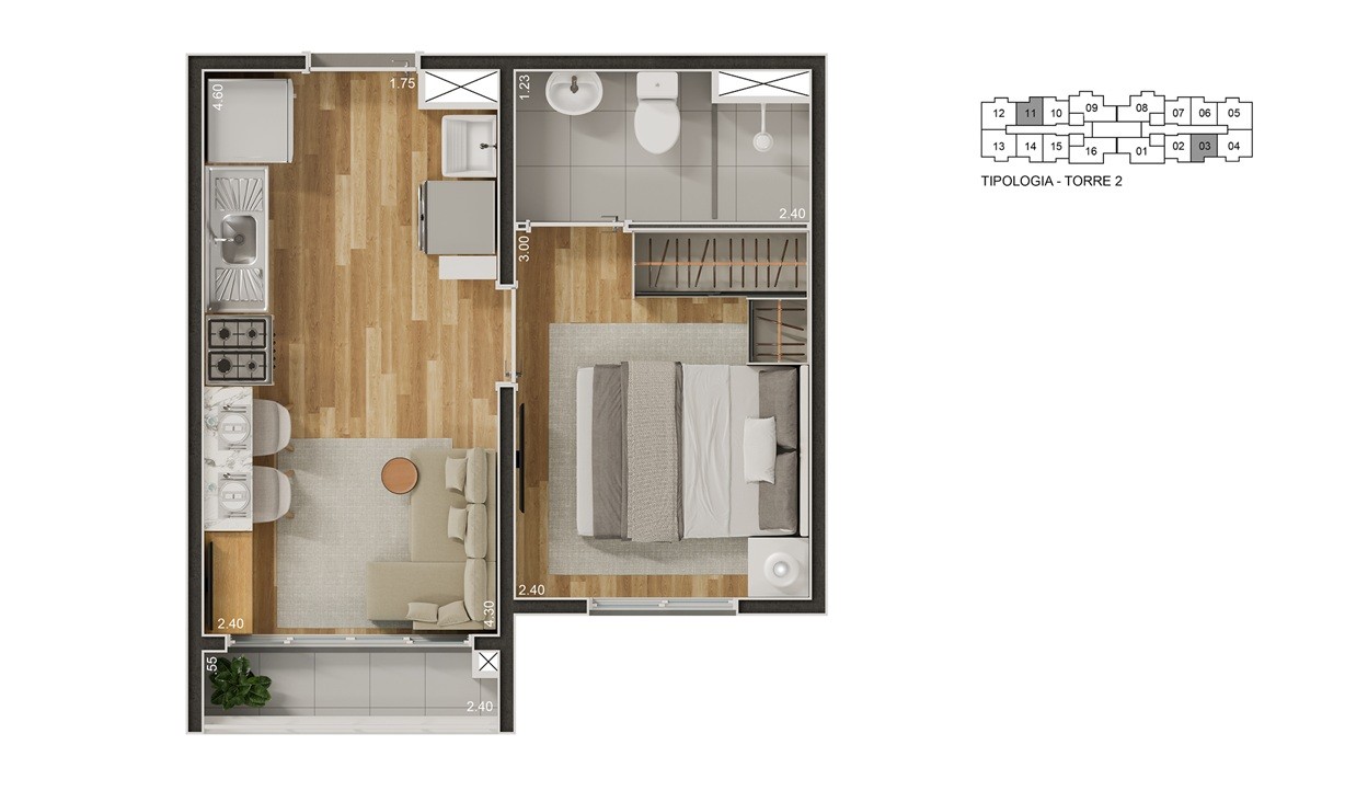 Casa, 2 quartos, 2543 m² - Foto 17