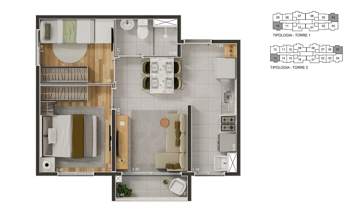 Casa, 2 quartos, 2543 m² - Foto 19