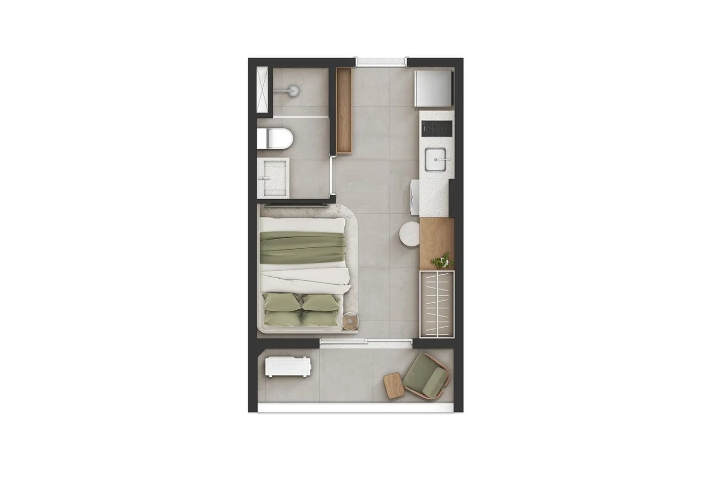 Apartamento, 1 quarto, 1924 m² - Foto 15