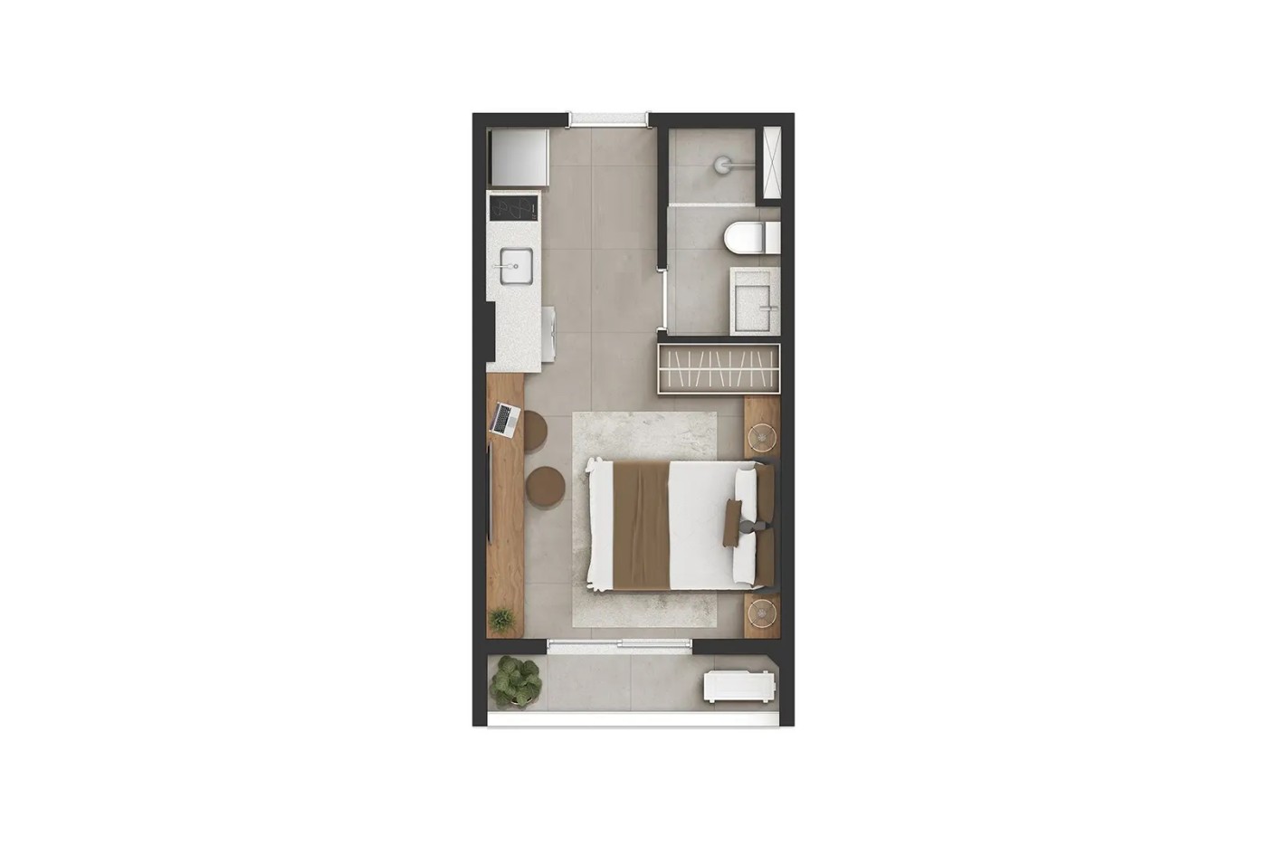 Apartamento, 1 quarto, 1924 m² - Foto 16