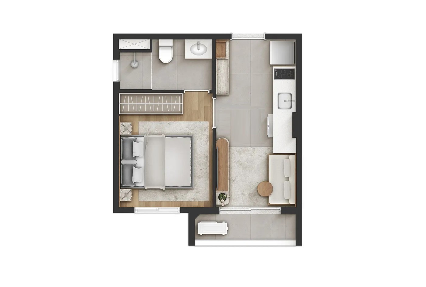 Apartamento, 1 quarto, 1924 m² - Foto 20