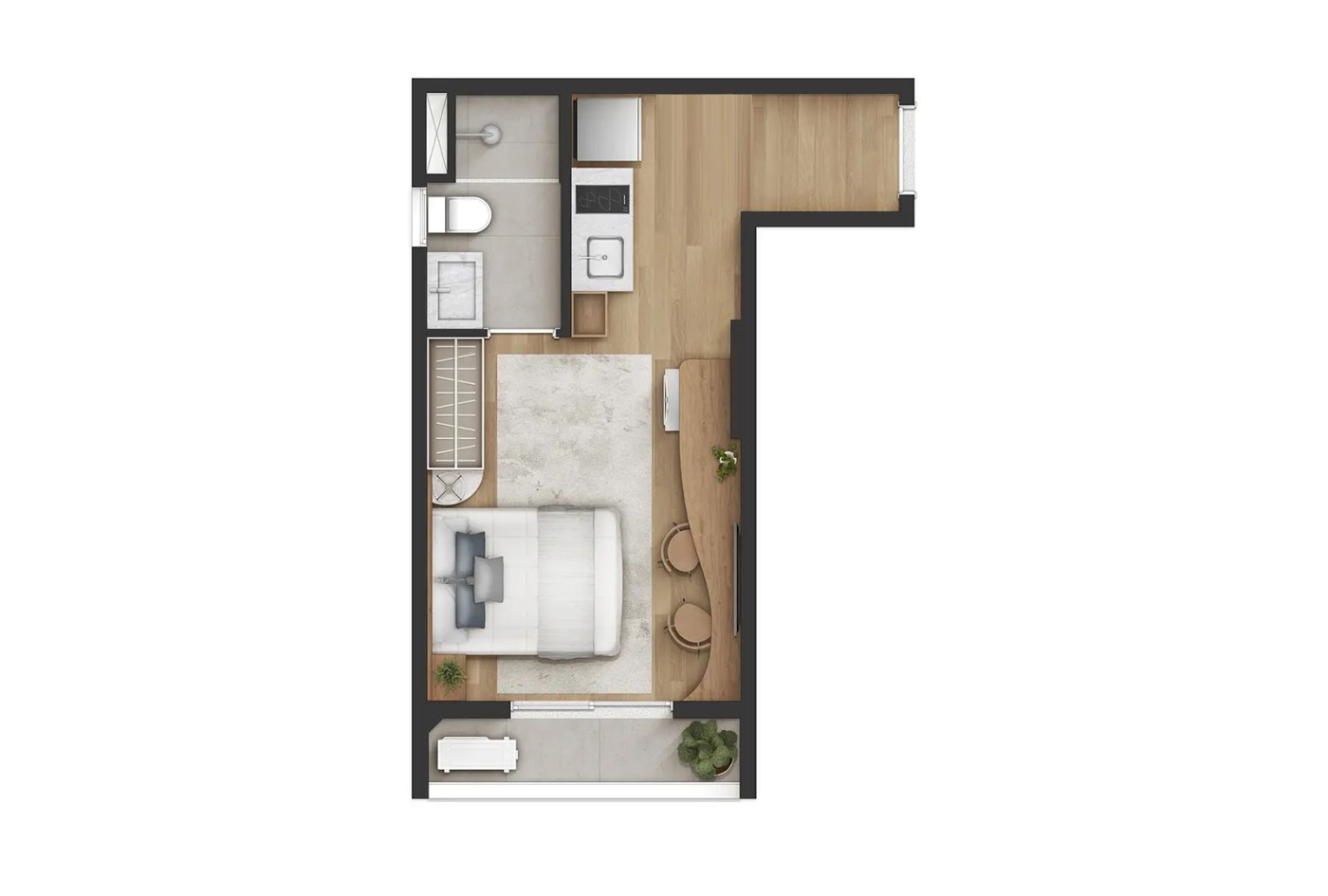 Apartamento, 1 quarto, 1924 m² - Foto 17