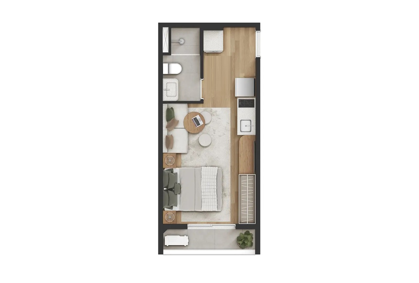 Apartamento, 1 quarto, 1924 m² - Foto 18