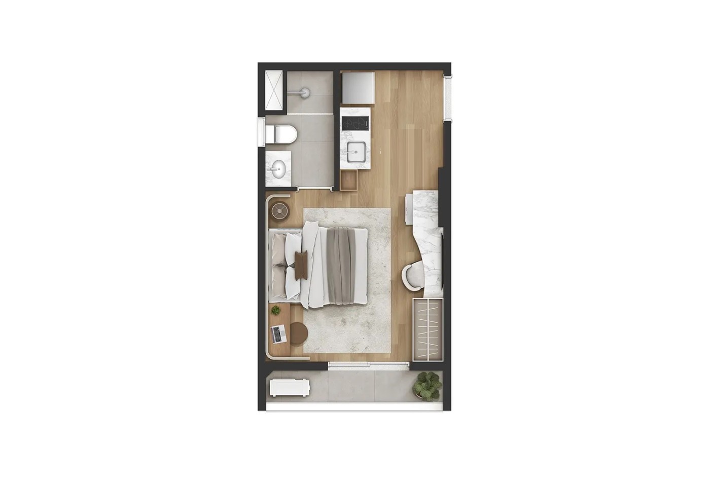 Apartamento, 1 quarto, 1924 m² - Foto 19
