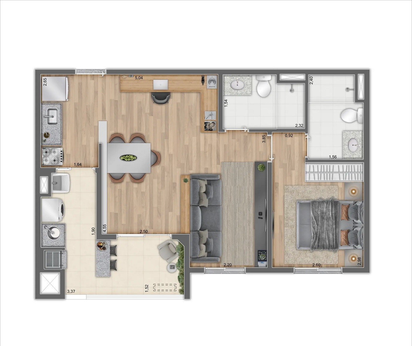 Apartamento, 3 quartos, 5770 m² - Foto 41