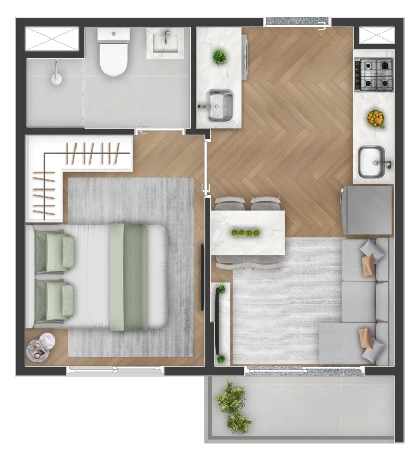Casa, 2 quartos, 2438 m² - Foto 17